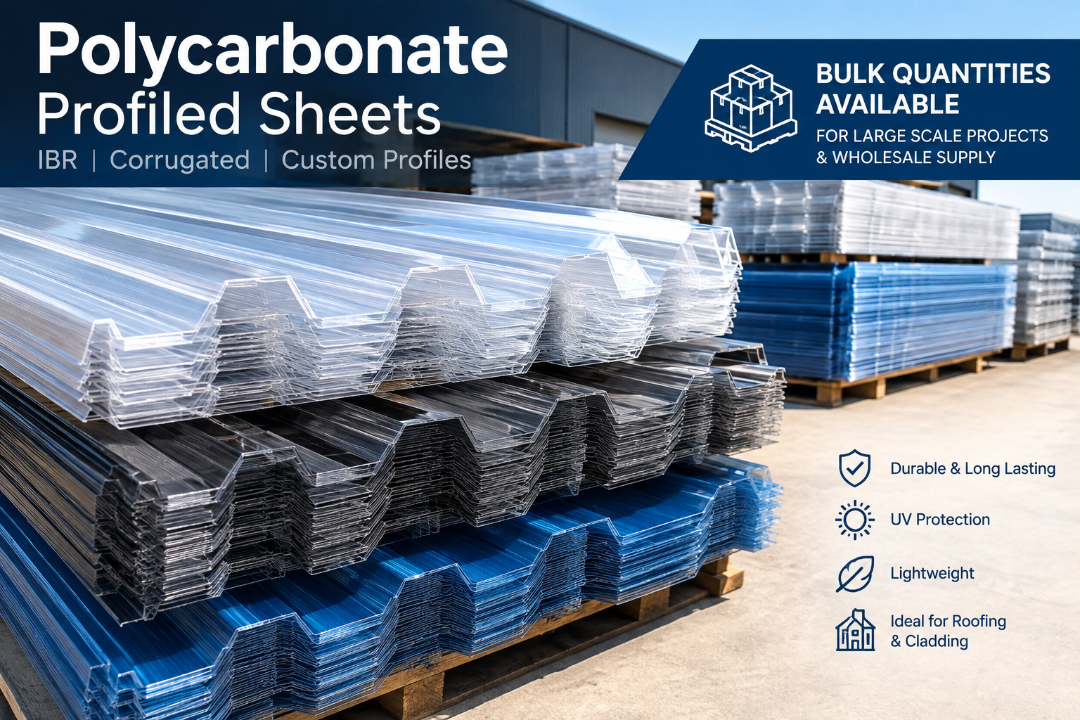 Profiled Sheeting - Sold In Bulk /Wholesale