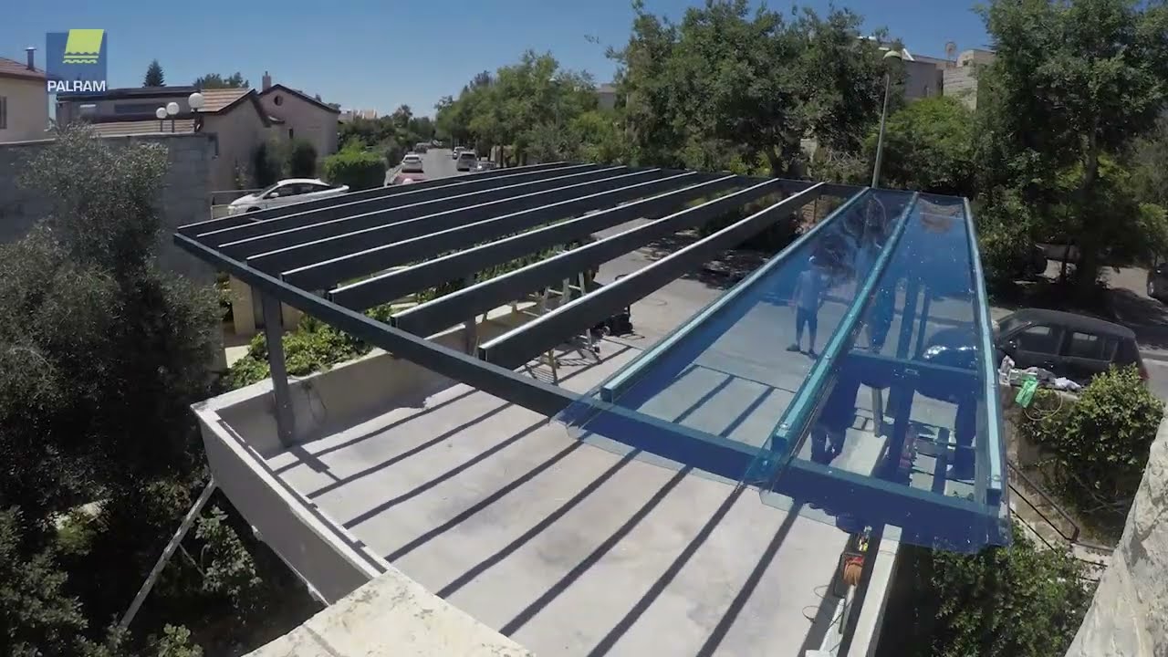 EZ Glaze top view installation